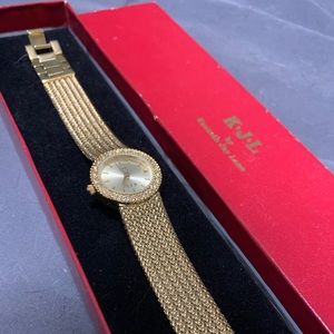 Kenneth Jay Lane Gold Women’s Watch